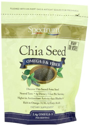 Spectrum Essentials Chia Seeds, 12 Ounce Pouch