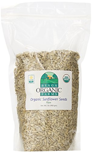 Braga Organic Farms Sunflower Seeds , Raw, 2 Pound