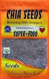 Marquis-Nutra Foods / Get Chia Brand Certified Organic Chia Seeds – 6 TOTAL POUNDS = TWO x 3 Pound Bag