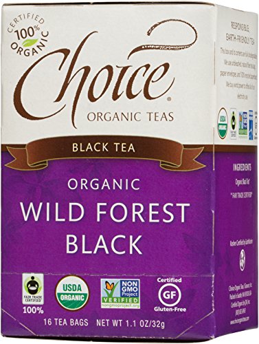 Choice Organic Teas Wild Forest Black Tea, 16 Count Tea Bags