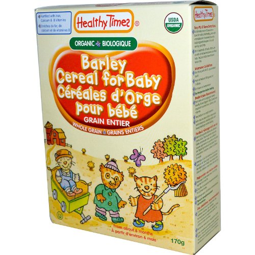 Healthy Times Whole Grain Baby Cereal – Barley – 6 oz