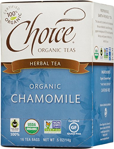 Choice Organic Chamomile Herb Tea, 16 Count Box