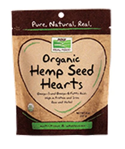Now Foods Organic Hemp Seed Hearts, 8 Ounce