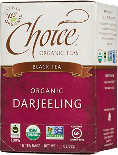 Choice Organic Darjeeling Tea, 16 Count Box