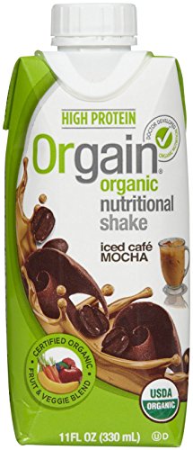 Orgran Iced Cafe Mocha Meal Replacement Nutritional Shake, 11 Ounce – 12 per pack — 1 each.