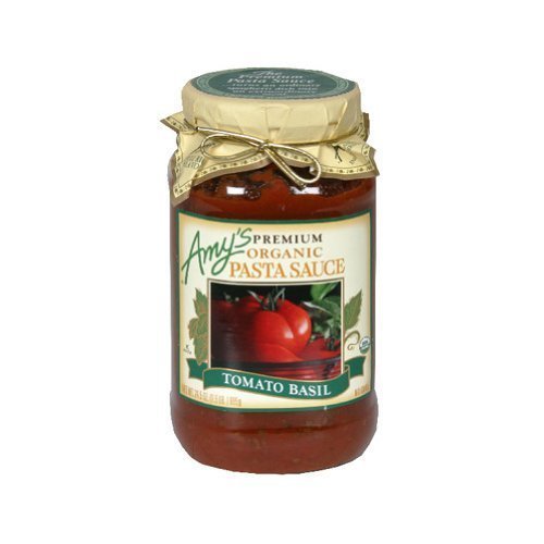 Amy’s Organic Pasta Sauce Light In Sodium Tomato Basil — 24.5 oz