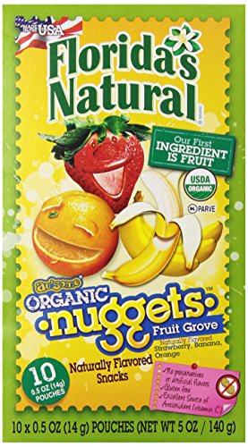 Florida’s Natural Fruit Grove Au’some organic. Nuggets 10 count  0.5 oz (14g) pouches