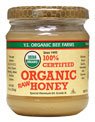100% Certified Organic Raw Honey 8 oz (226 grams) Paste