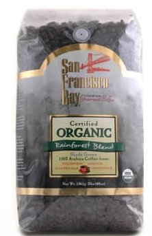 San Francisco Bay 100% Organic Coffee Rainforest Blend Whole Bean 3 Lbs