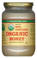 YS Organic Bee Farms CERTIFIED ORGANIC RAW HONEY 100% CERTIFIED ORGANIC HONEY Raw, Unprocessed, Unpasteurized – Kosher 32oz