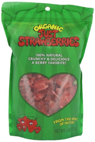 Just Tomatoes Organic Just Strawberries, 4 Ounce Pouch