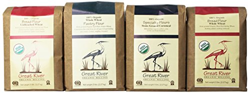 Great River Organic Milling Baker’s Gift Set, 4 Pack, 5-Pound (totally 20-Pound)