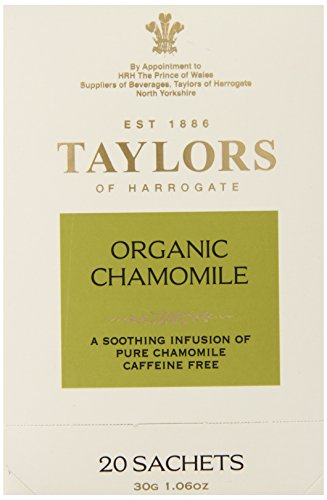 Taylors of Harrogate Organic Chamomile Infusion, 20 Count Sachet
