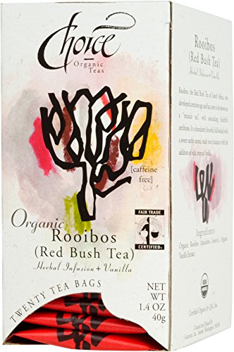 Choice Organic Rooibos with Vanilla, 20 Count Box