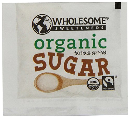 Wholesome Sweeteners Fair Trade Organic Sugar, 500 Count