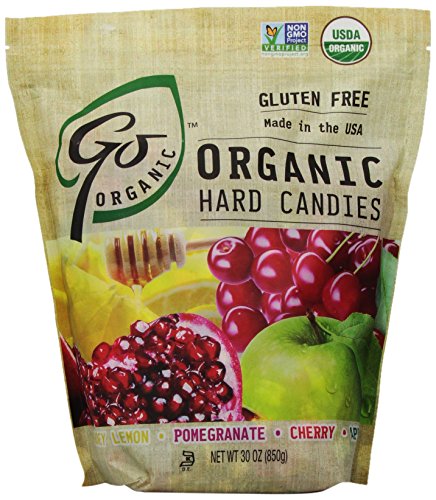 GoNaturally Organic Assorted Gluten Free Hard Candies, 30-Ounce Bag
