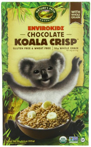 EnviroKidz Organic Chocolate  Koala Crisp Cereal, 11.5-Ounce Boxes (Pack of 6)