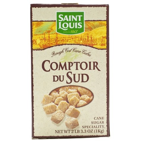 Pure Natural Amber Cane Sugar in Cubes from France 2 lbs 3.3 oz. /1 Kg