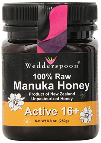 Wedderspoon Organic – 100% Raw Manuka Honey, active 16+, 8.8 oz honey