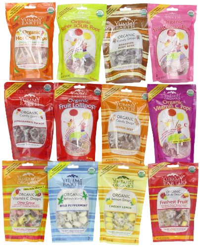 YumEarth Organic Pops and Drops Sampler, 12 Count-38 oz.
