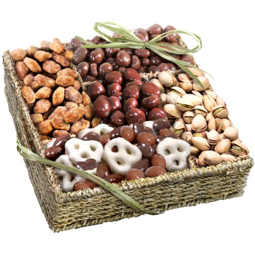 Mendocino Organic Chocolate and Nuts Gift Basket