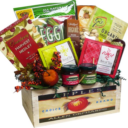 Art of Appreciation Gift Baskets Naturally Beautiful Gourmet Food and Snacks Gift Set