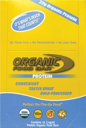 Organic Food Bar Protein – Box Organic Food Bar 12 Bars 1 Box
