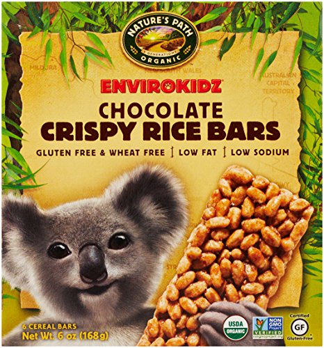 EnviroKidz Organic Koala Crispy Rice Bars, Chocolate, 6 Count