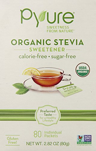 Organic Stevia Sweetener 80 Pkts