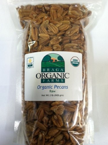Braga Organic Farms 2 Lb Organic Raw Pecans