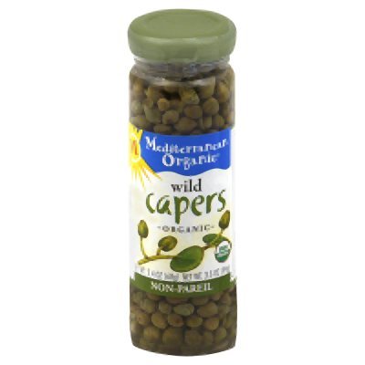 Mediterranean Organic Wild Capers Non-Pareil 3.5 Oz (Pack of 3)