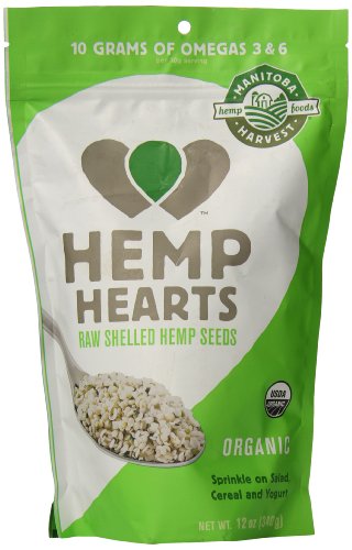 Manitoba Harvest Organic Hemp Hearts Raw Shelled Hemp Seeds, 12 Ounce