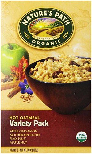 Nature’s Path Hot Organic Oatmeal Variety Pack, 8 Count