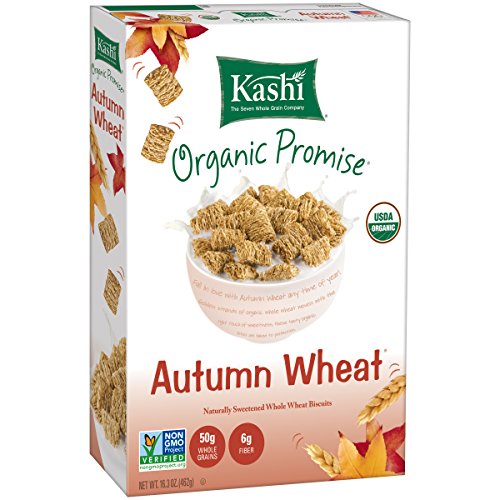 Kashi Organic Promise Cereal, Autumn Wheat Whole Wheat Biscuits, 16.3 Ounce