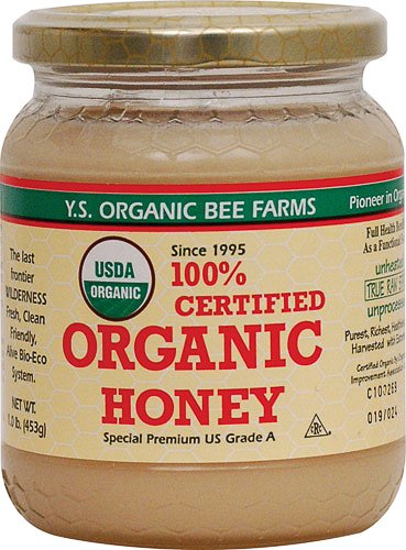 YS Royal Jelly/Honey Bee – Organic Honey, 16 oz gel
