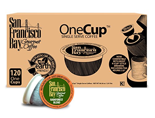 San Francisco Bay OneCup, Organic Rainforest Blend, 120 Single Serve Coffees