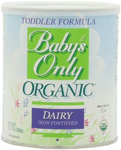Babys Only Organic Toddler Formula, Dairy Iron Fortified, 12.7-Ounce Canisters (Pack of 3)
