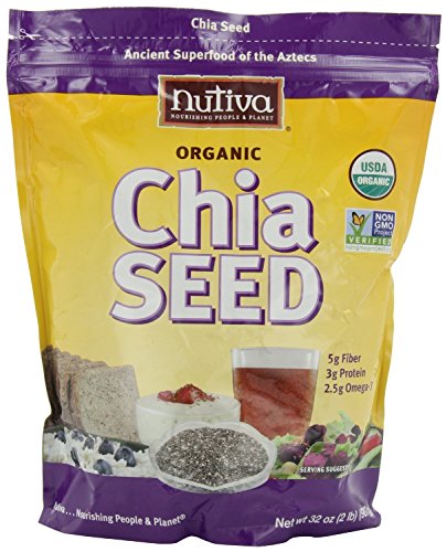 Nutiva Organic Chia Seeds (3 Pack – ORGANIC 32 Ounce)