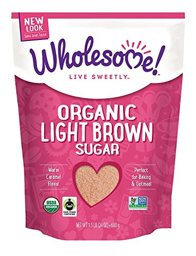 Wholesome Sweeteners, Organic Light Brown Sugar, 24 Oz