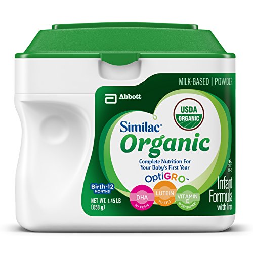 Similac Advance Organic Infant Formula with Iron, Powder, 23.2 Ounces (Pack of 6)(Frustration Free Packaging)