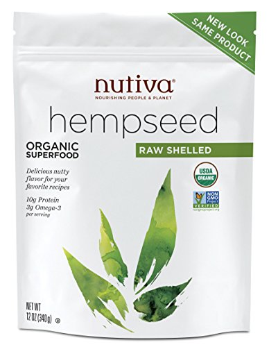 Nutiva Organic Shelled Hemp Seed, 12 Ounce