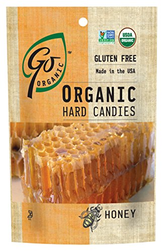 GoOrganic Honey Gluten Free Hard Candies, 3.5-Ounce Bags (Pack of 6)