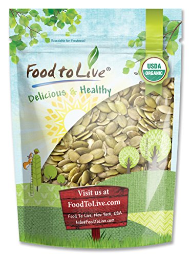 Food To Live Organic Pepitas / Pumpkin Seeds (Raw, No Shell) (4 Pounds)