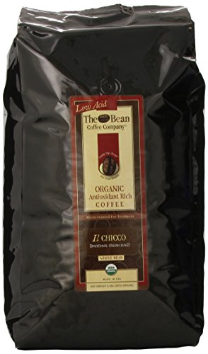 The Bean Coffee Company, Il Chicco (Traditional Italian Roast) Organic Whole Bean Coffee, 5-Pound Bags