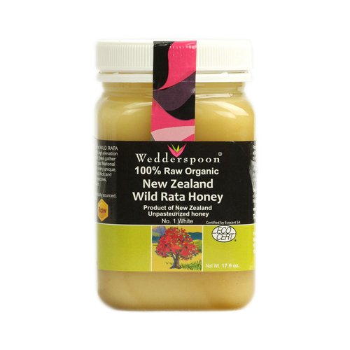 Wedderspoon Honey New Zealand 100 Percent Raw Organic Wild Rata , 17.6 Ounce