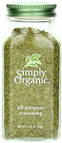 Simply Organic All-Purpose Seasoning, Certified Organic, 2.08-Ounce Container