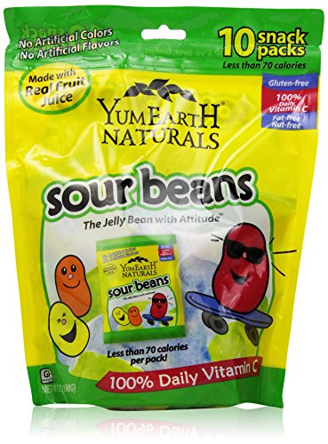 Yummy Earth Natural Sour Jelly Beans,7 Ounce