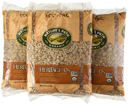 Nature’s Path Organic Heritage O’s Cereal, 32-Ounce Bags (Pack of 6)