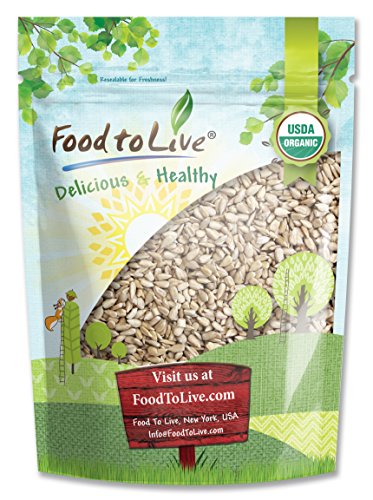 Food to Live ORGANIC SUNFLOWER SEEDS (Raw, No Shell) (4 Pounds)