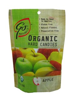 GoNaturally ORGANIC HARD CANDIES (Apple) (1 x 3.5 OZ)